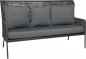 Preview: STERN® Lounge Sofa GRETA Kordel-Optik mit Kissen