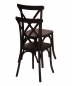 Preview: Stuhl CROSS Buchenholz gebürstet, stapelbar
