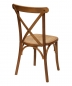 Preview: Stuhl CROSS Buchenholz gebürstet, stapelbar