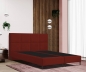 Preview: Boxspringbett PALERMO 20 mit CUBE Kopfteil