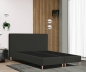 Preview: Boxspringbett PALERMO 20 mit SIMPLE Kopfteil