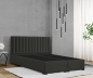 Preview: Boxspringbett MODENA 30 mit STRIPES Kopfteil