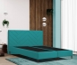 Preview: Boxspringbett PALERMO 20 mit WAVE Kopfteil