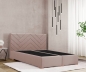 Preview: Boxspringbett MODENA 30 mit WAVE Kopfteil