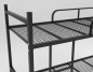 Preview: Stahl Etagenbett mit Absturzsicherung und Leiter, teilbar VE10