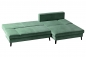 Preview: ROVALLO® Eck-Schlafsofa ANNIKA mit Ottomane