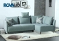 Preview: ROVALLO® Eck-Schlafsofa NILAS mit Ottomane