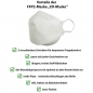 Mobile Preview: Hantermann Deutschland FFP2 3D Atemschutzmaske
