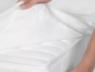 Preview: Jersey Hygiene Spannbetttuch 100% BW Unterseite PU beschichtet