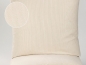 Preview: 2mm Streifsatin Bettwäsche LENI mit Hotelverschluss, weiß/beige VE10