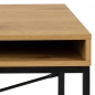 Preview: Schreibtisch TAVENNA 140x58x76cm Wildeiche Dekor