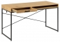 Preview: Schreibtisch TAVENNA 140x58x76cm Wildeiche Dekor