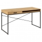 Preview: Schreibtisch TAVENNA 140x58x76cm Wildeiche Dekor