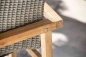 Preview: STERN® Dining-Sessel LEAH Teak mit Kordel oder Textilen