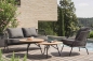 Preview: STERN® Lounge Sofa 2-Sitzer ODEA in Kordel-Optik mit Kissen