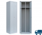 Preview: Garderobenschrank mit 2 Abteilen 180x50x50cm grau, VE10