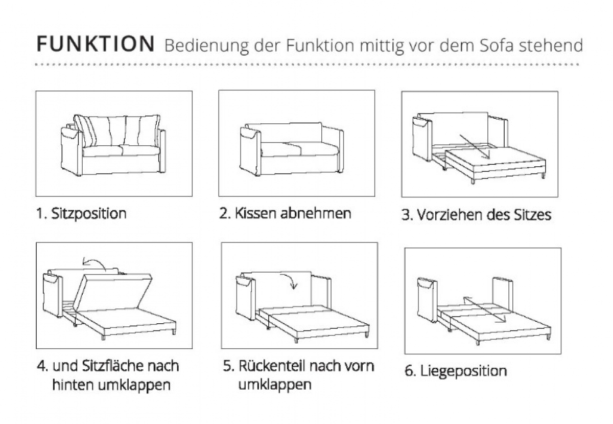 ROVALLO® Auszieh-Schlafsofa ALEX