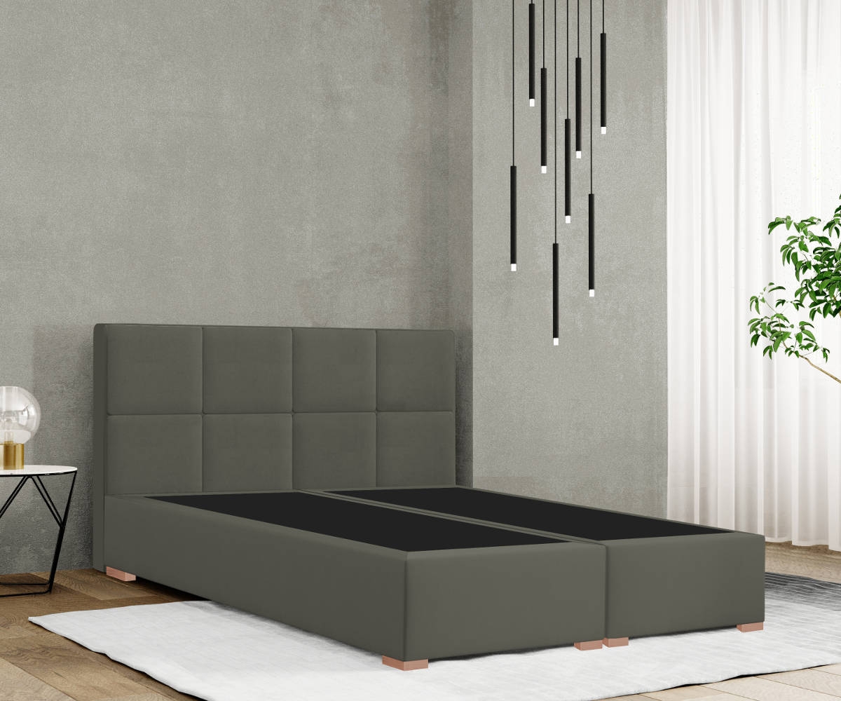 Boxspringbett MODENA 30 mit CUBE Kopfteil