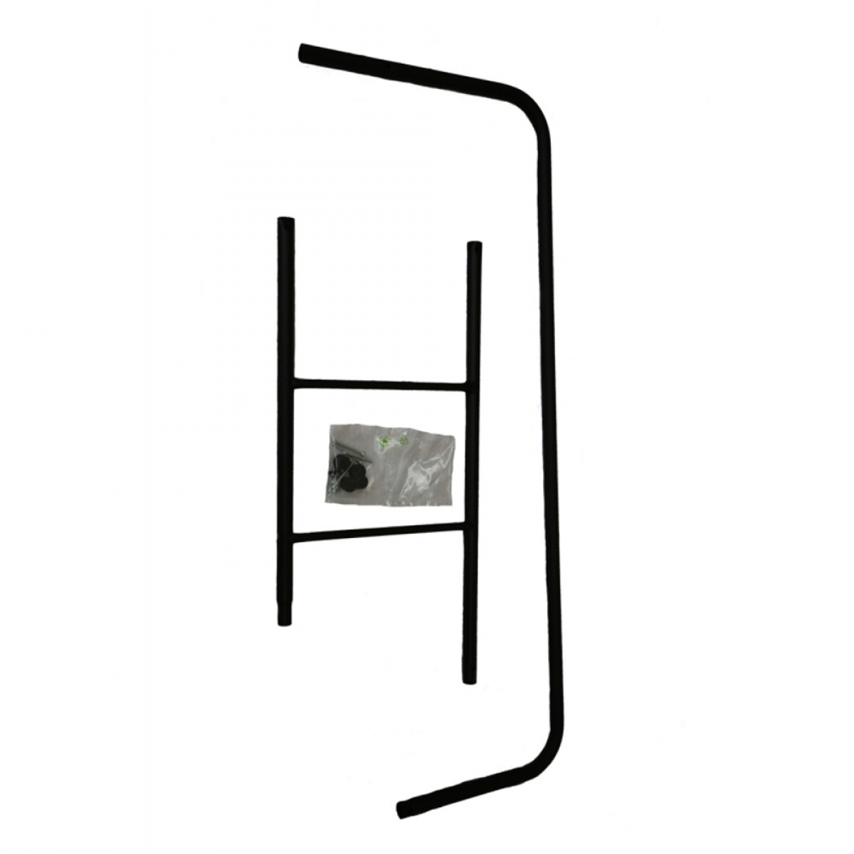 Teilbares Etagenbett Stahlgitter, 90x200cm, schwarz