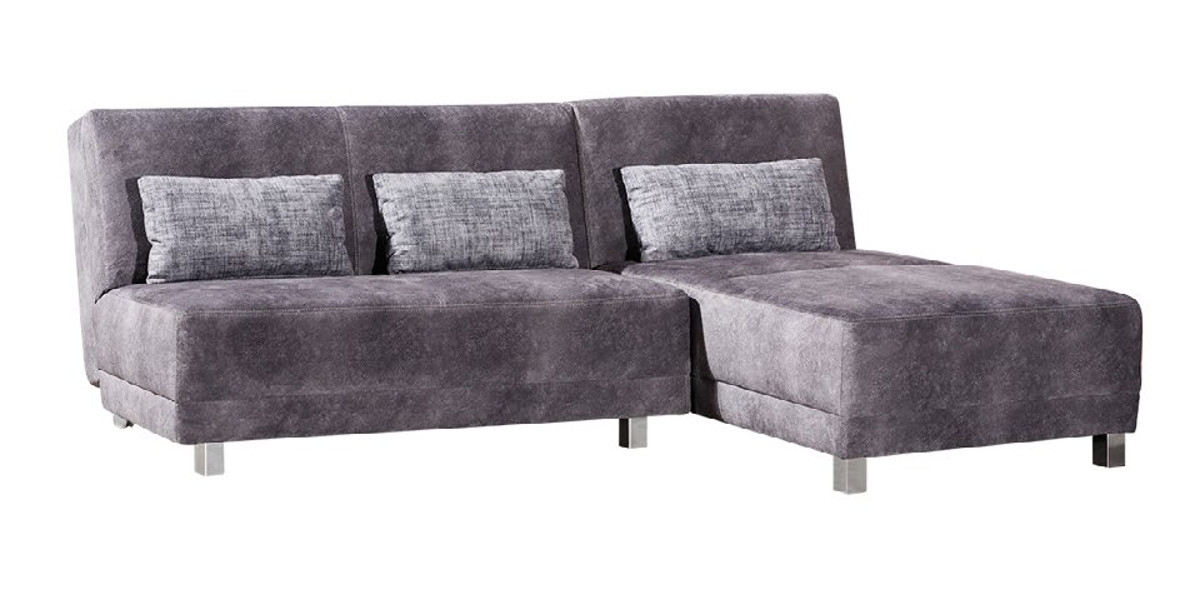 ROVALLO® Eck-Schlafsofa VALERIE mit Ottomane