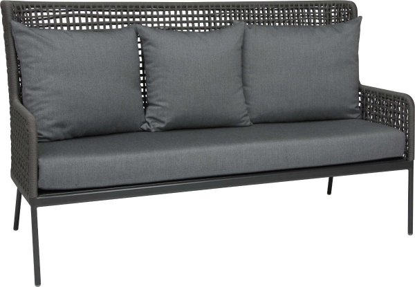 STERN® Lounge Sofa GRETA Kordel-Optik mit Kissen