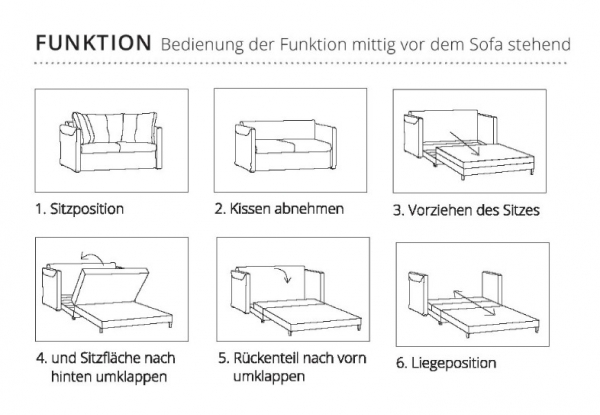 ROVALLO® Auszieh-Schlafsofa ALEX