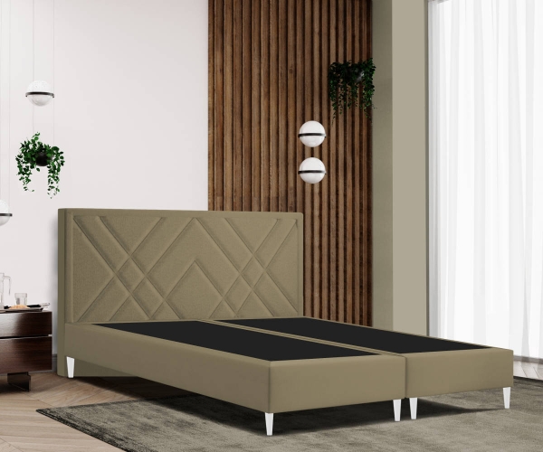 Boxspringbett PALERMO 20 mit CROSS Kopfteil