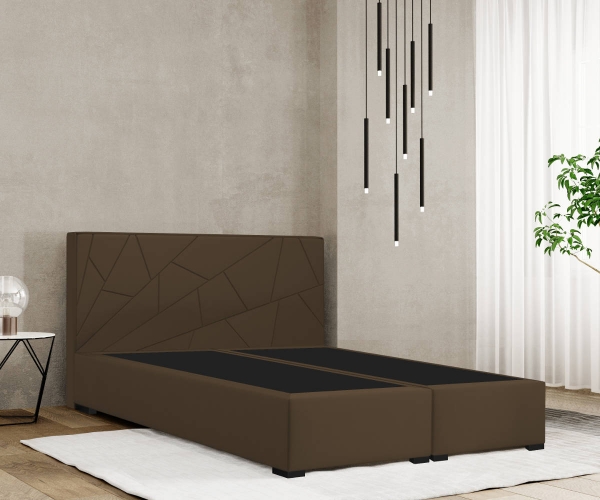 Boxspringbett MODENA 30 mit MOSAIC Kopfteil