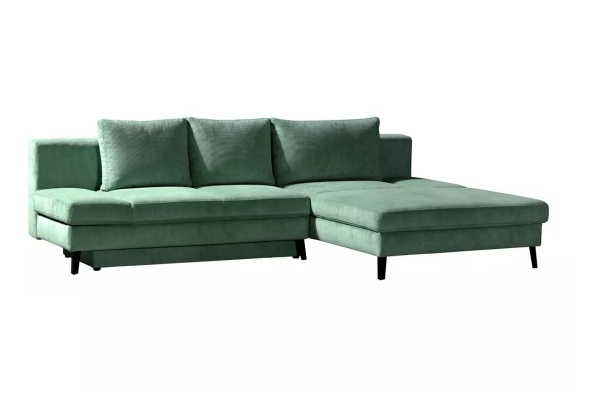 ROVALLO® Eck-Schlafsofa ANNIKA mit Ottomane