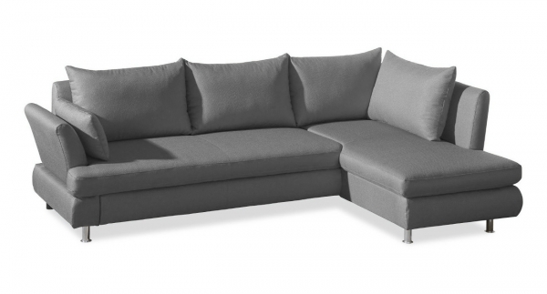 ROVALLO® Eck-Schlafsofa LUISA mit Ottomane