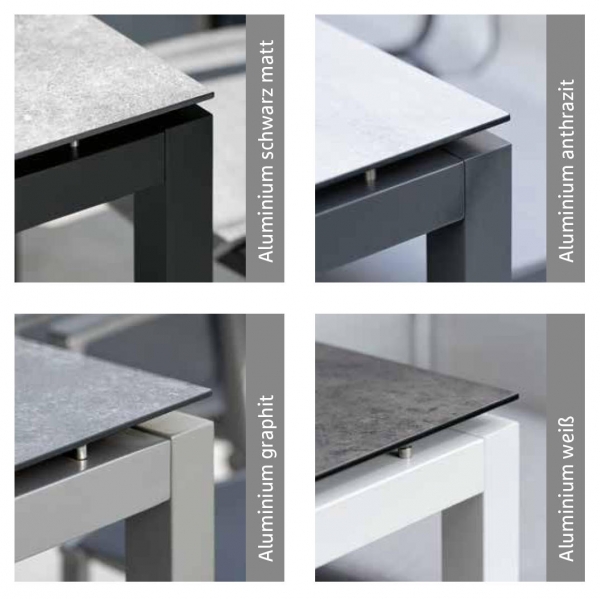 STERN® Aluminium Tischgestell CLASSIC in 4 Farben